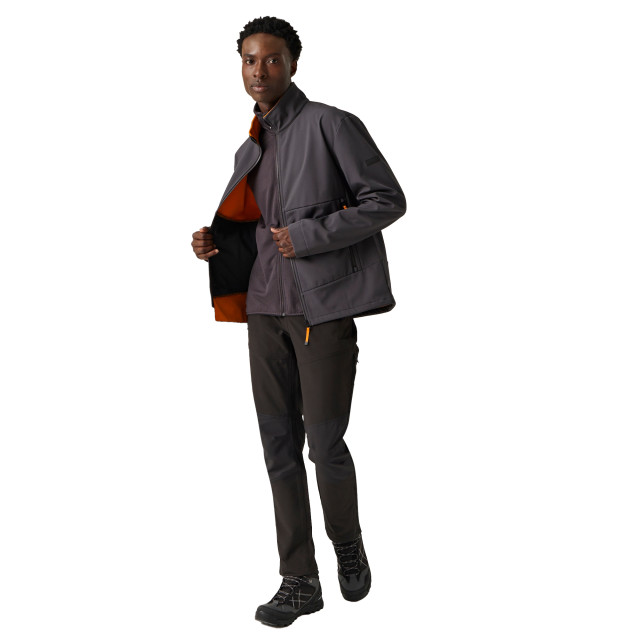 Regatta Heren dendrick soft shell jas UTRG9140_ashorangepepper large Regatta Heren dendrick soft shell jas UTRG9140_ashorangepepper large