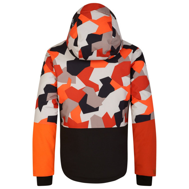 Dare2b Kinder/kids traverse geo camo ski-jas UTRG9142_puffinsorangeblack large Dare2b Kinder/kids traverse geo camo ski-jas UTRG9142_puffinsorangeblack large