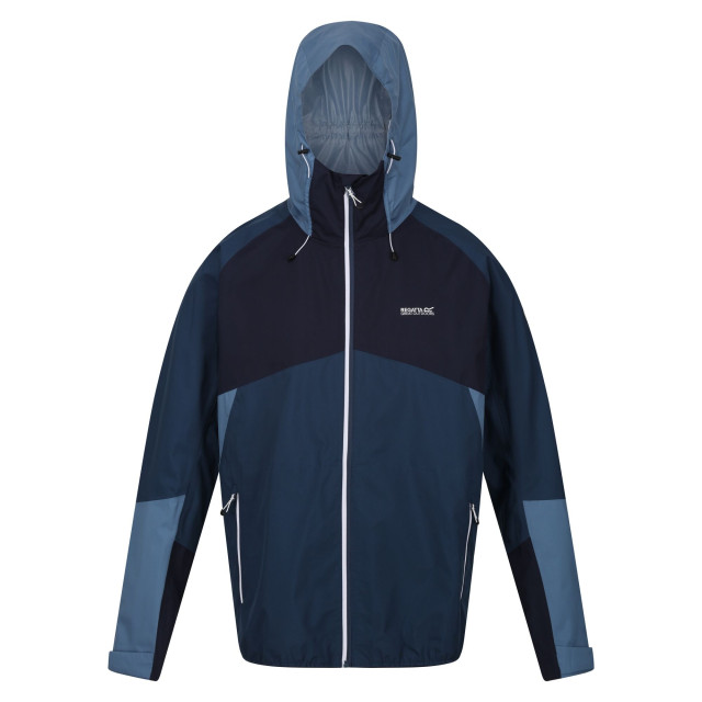 Regatta Heren deserto waterdichte jas met capuchon UTRG9149_bluewingnavy large Regatta Heren deserto waterdichte jas met capuchon UTRG9149_bluewingnavy large
