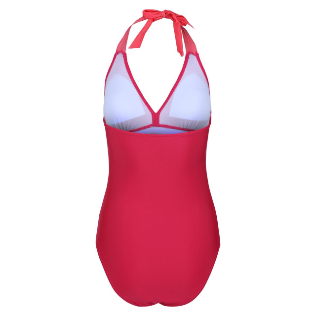 Regatta Dames flavia contrast one piece zwempak UTRG9097_brightblushpeachbloom large