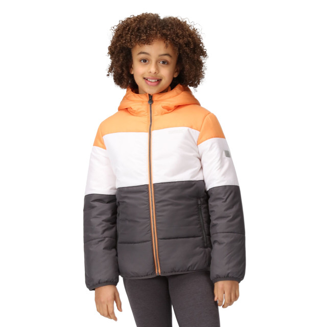 Regatta Gewatteerd kinder/kinderjack lofthouse vii terrain print UTRG9091_apricotcrushwhite large