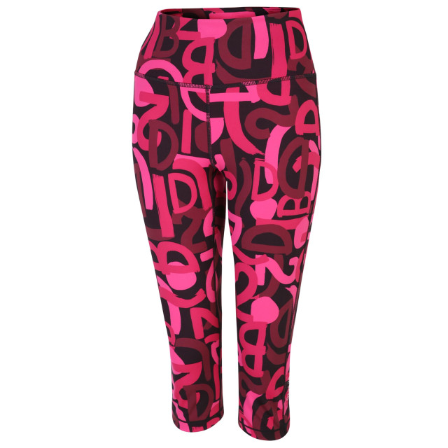 Dare2b Dames influential graffiti 3/4 legging UTRG9070_purepink large