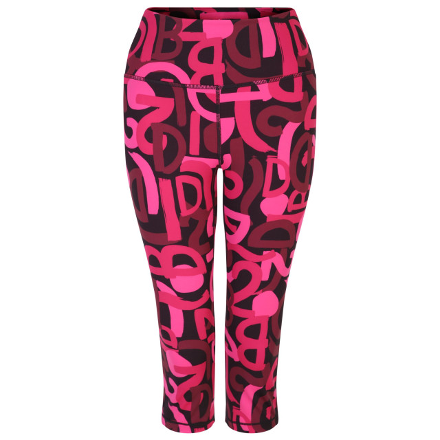 Dare2b Dames influential graffiti 3/4 legging UTRG9070_purepink large