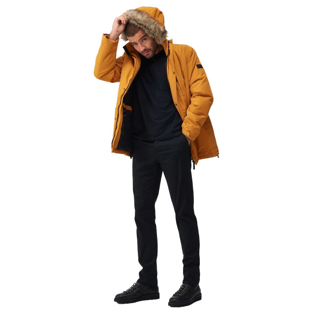 Regatta Heren salinger iv waterdichte jas UTRG8937_goldcumin large Regatta Heren salinger iv waterdichte jas UTRG8937_goldcumin large