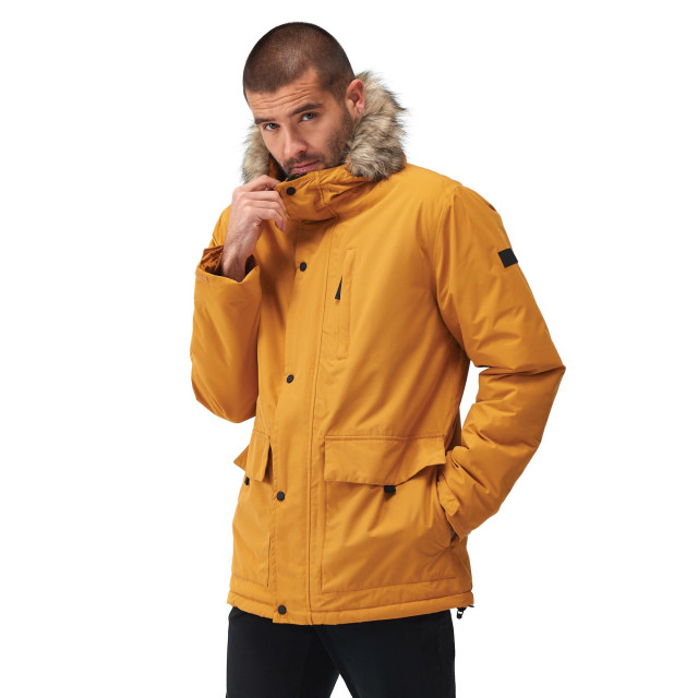 Regatta Heren salinger iv waterdichte jas UTRG8937_goldcumin large Regatta Heren salinger iv waterdichte jas UTRG8937_goldcumin large
