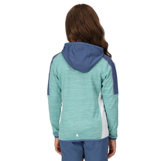 Regatta Burnton full zip fleecejack voor kinderen/kinderen UTRG8889_bristolbluedustydenim large