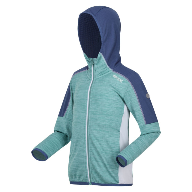 Regatta Burnton full zip fleecejack voor kinderen/kinderen UTRG8889_bristolbluedustydenim large