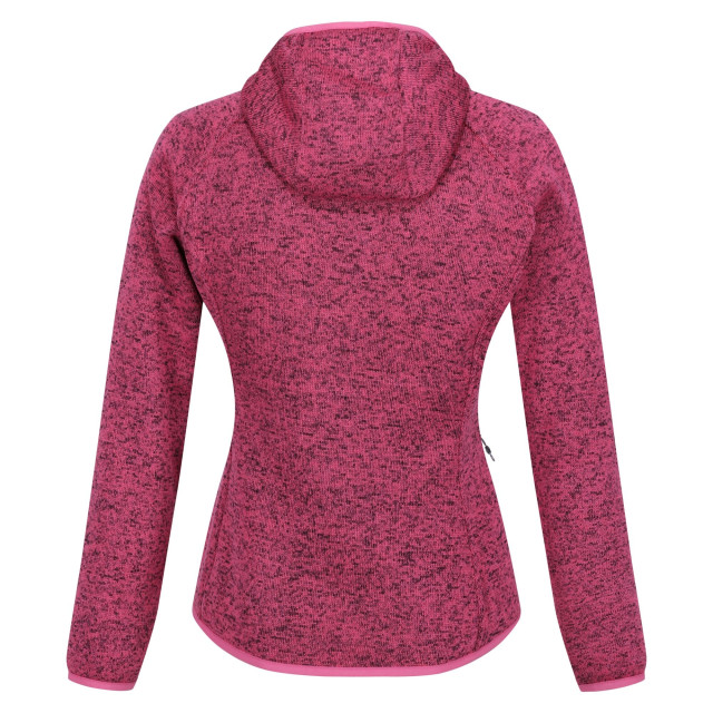 Regatta Dames newhill marl fleecejas met capuchon UTRG8830_fruitdove large