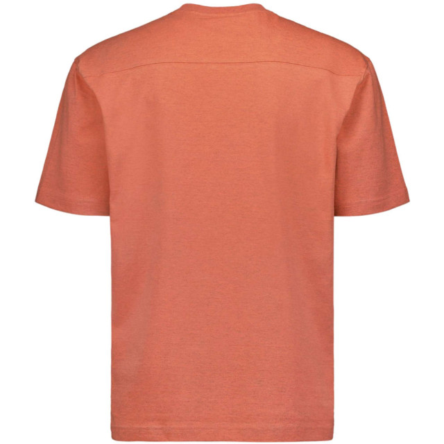 No Excess T-shirt korte mouw ronde hals melange melon 23350228-191 large