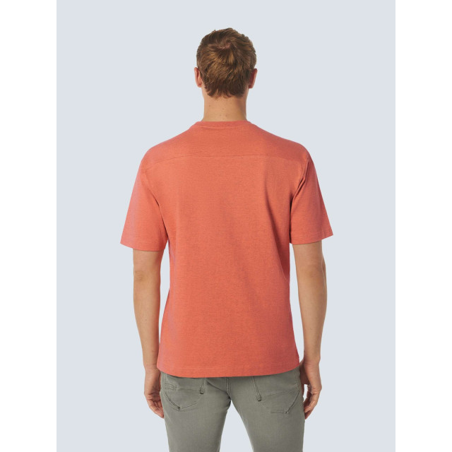 No Excess T-shirt korte mouw ronde hals melange melon 23350228-191 large