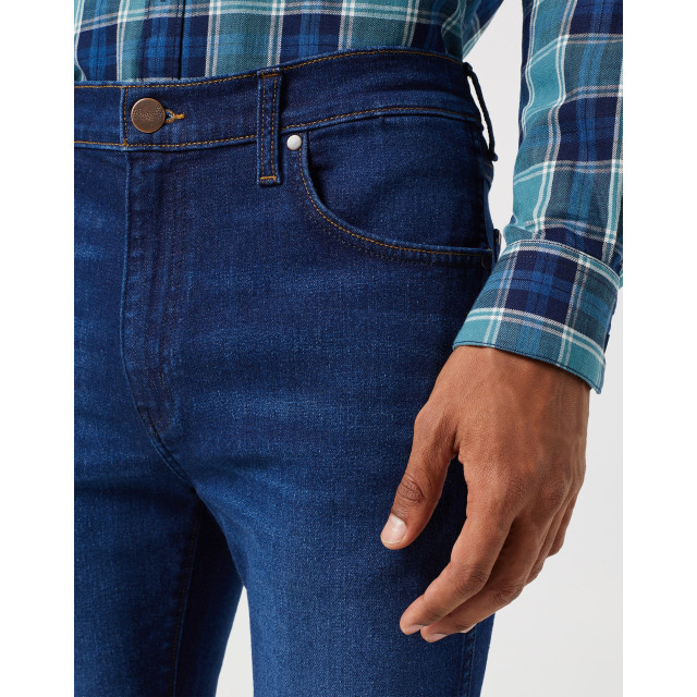 Wrangler Larston heren slim-fit jeans night shade WRANGLER 112350845 Larston NightShade large