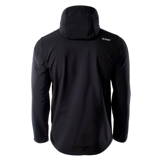 Hi-Tec Heren caen soft shell jas UTIG2480_blackspiceorange large