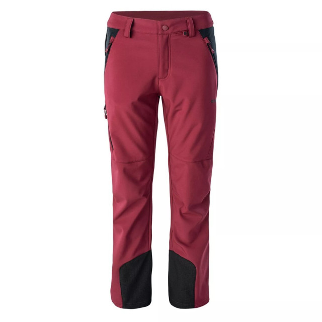 Hi-Tec Dames astoni softshell wandelbroek UTIG2696_rumbaredanthracite large