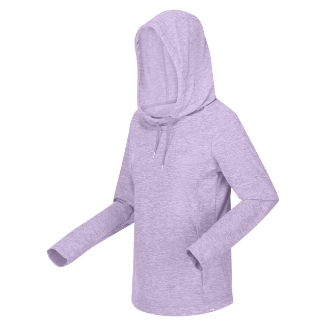 Regatta Dames kizmit ii fleece hoodie UTRG3095_purplerosemarl large