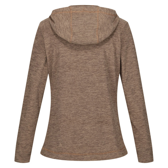 Regatta Dames kizmit ii fleece hoodie UTRG3095_goldsandmarl large Regatta Dames kizmit ii fleece hoodie UTRG3095_goldsandmarl large
