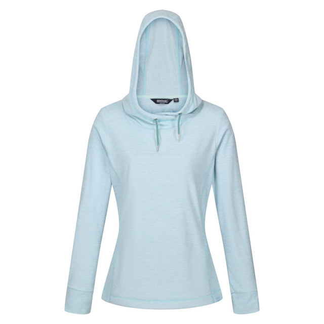 Regatta Dames kizmit ii fleece hoodie UTRG3095_seahazemarl large