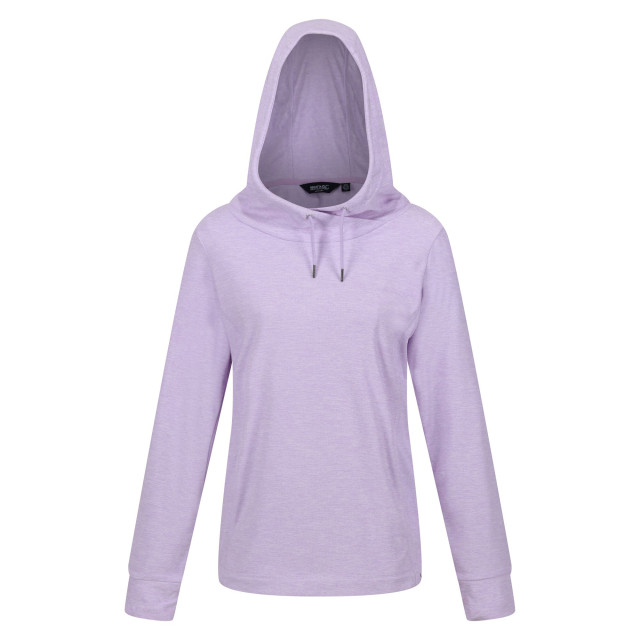 Regatta Dames kizmit ii fleece hoodie UTRG3095_purplerosemarl large