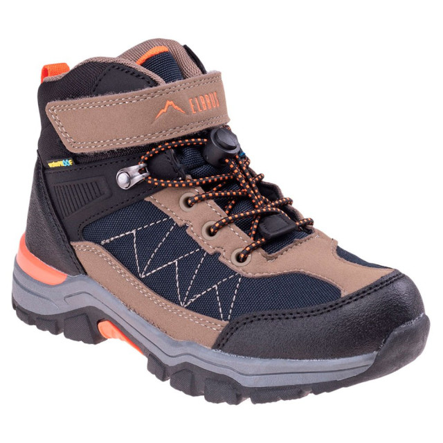 Elbrus Kinder/kinder alven mid cut wandelschoenen UTIG2681_blacknavybrownorange large