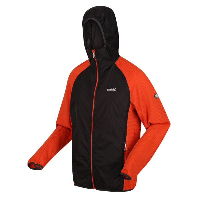 Regatta Heren highton lite hybride soft shell jas met capuchon UTRG9566_ashrustyorange large Regatta Heren highton lite hybride soft shell jas met capuchon UTRG9566_ashrustyorange large