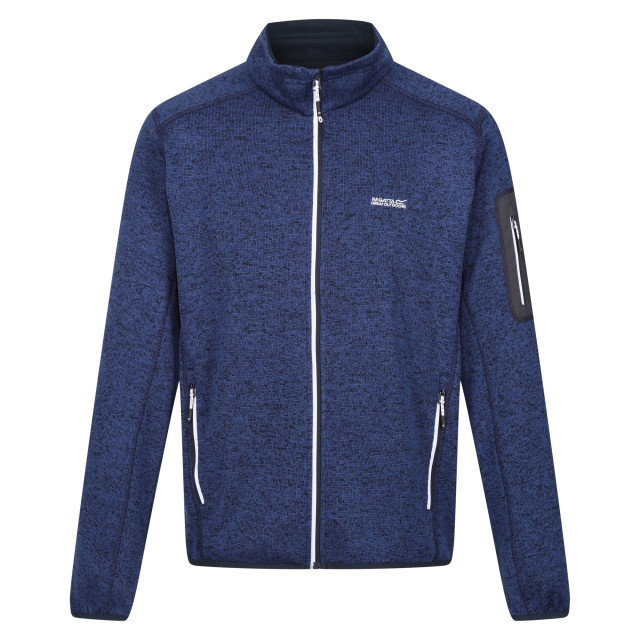 Regatta Heren newhill marl full zip fleecejack UTRG8770_navy large