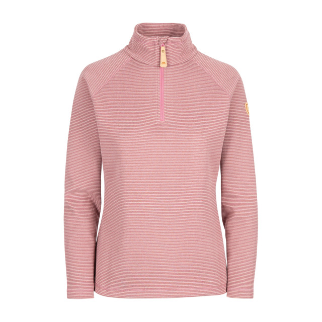 Trespass Dames olga leder fleece top UTTP5653_roseblushmarl large
