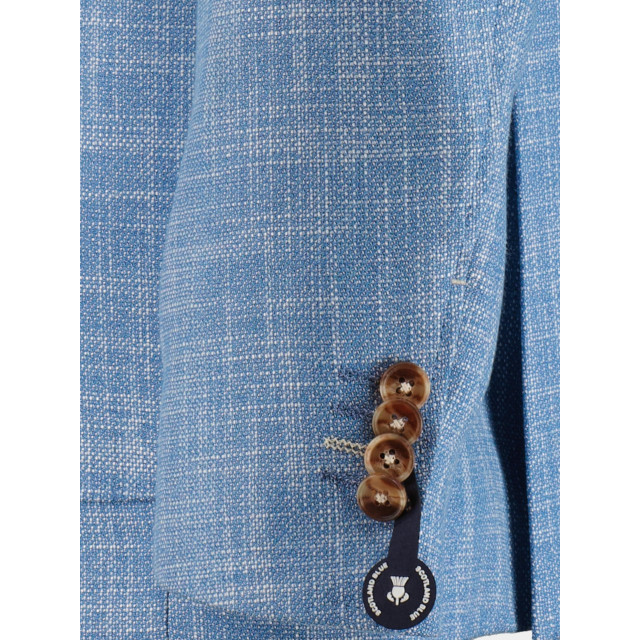Bos Bright Blue Scotland blue colbert d7,5 leek jacket 241037le71sb/210 light blue 179802 large