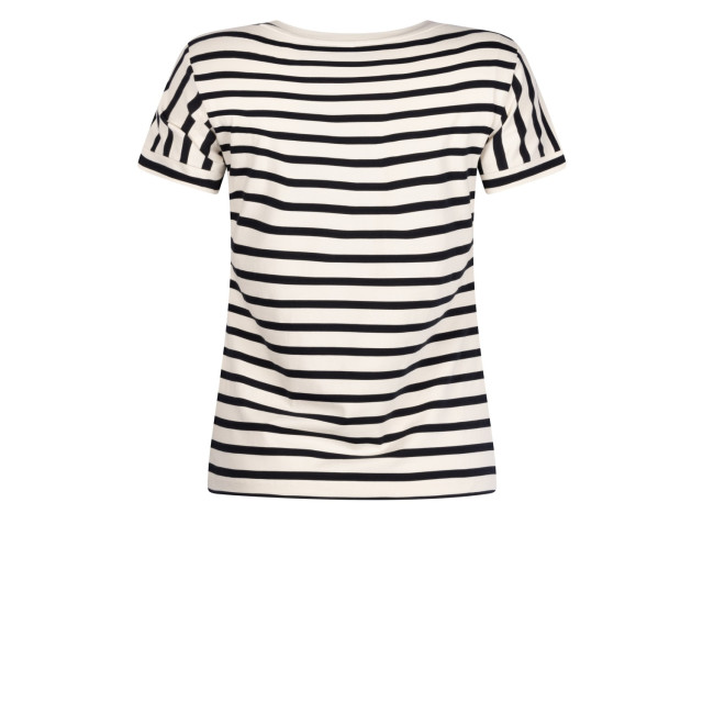 Zoso Striped t-shirt monique ivory/navy 8720036673283 large
