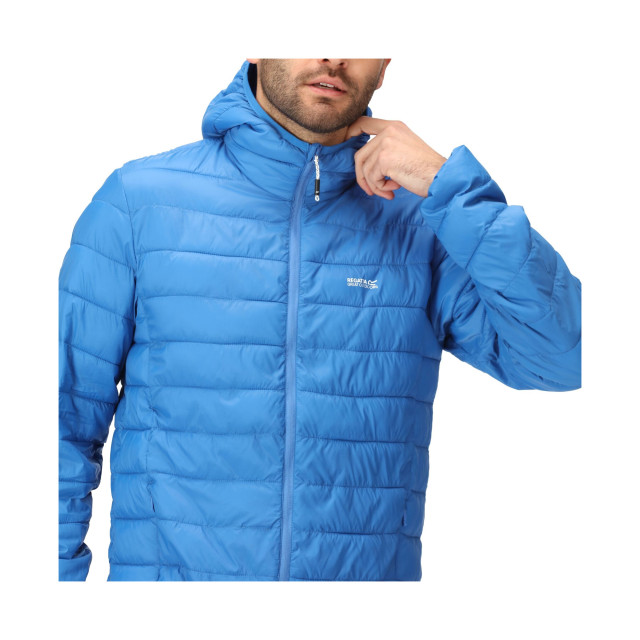 Regatta Heren hillpack hooded lightweight jacket UTRG8445_strongblue large Regatta Heren hillpack hooded lightweight jacket UTRG8445_strongblue large