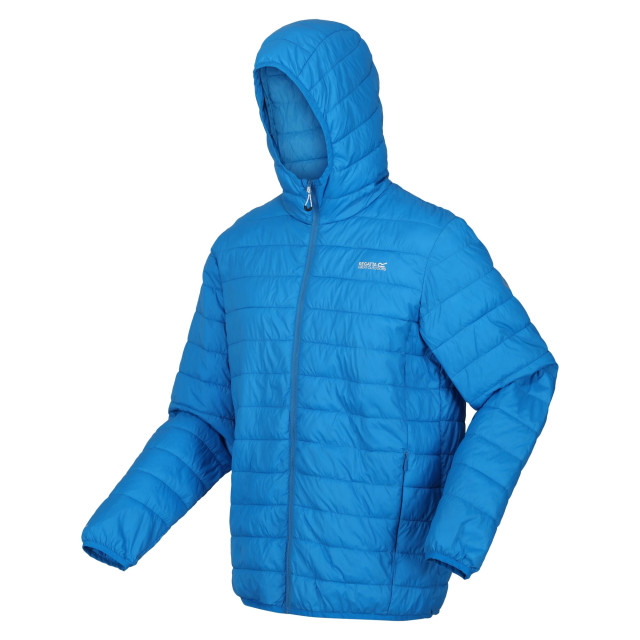 Regatta Heren hillpack hooded lightweight jacket UTRG8445_indigoblue large Regatta Heren hillpack hooded lightweight jacket UTRG8445_indigoblue large