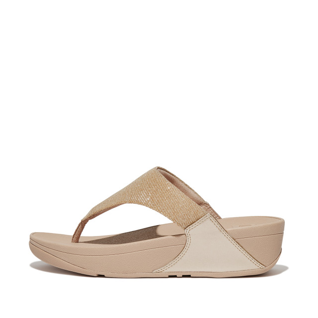 FitFlop Lulu shimmerlux toe-post sandals FZ7 large