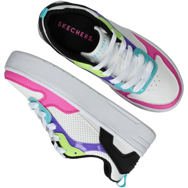 Skechers 310191L  Court High Color Crush Sneakers Wit 310191L  Court High Color Crush large