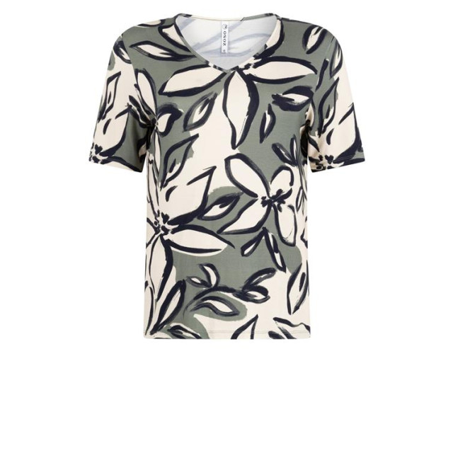 Zoso | 241 fergie shirt navy/green/ivory 241.0008/1235 large