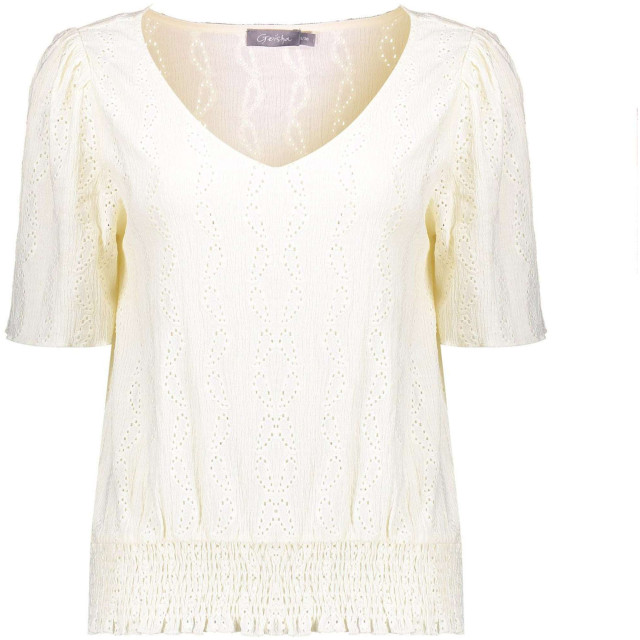 Geisha T-shirt short sleeves light sand 42041-45-000721 large