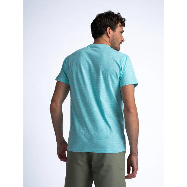 Petrol Industries Heren t-shirt m-1040-tsr646 5180 aqua Shirt M 1040 TSR646 5180Aqua large