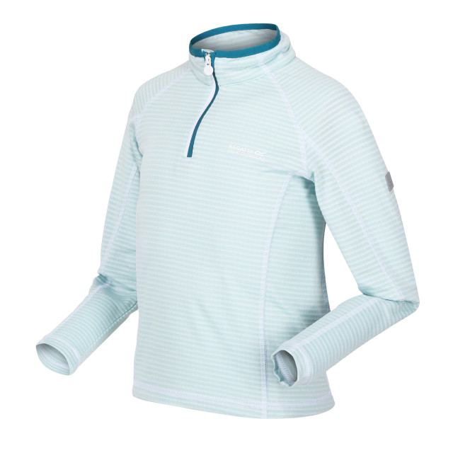 Regatta Kinderen/kinderen berley half zip top met lange mouwen UTRG4502_seahaze large