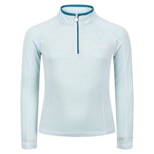 Regatta Kinderen/kinderen berley half zip top met lange mouwen UTRG4502_seahaze large