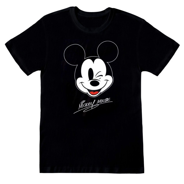 Li-cense Disney unisex mickey mouse t-shirt voor volwassenen UTHE1281_blackwhite large