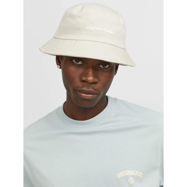 Jack & Jones Bucket hat jacvesterbro lichtgrijs 12253601 large Jack & Jones Bucket hat jacvesterbro lichtgrijs 12253601 large