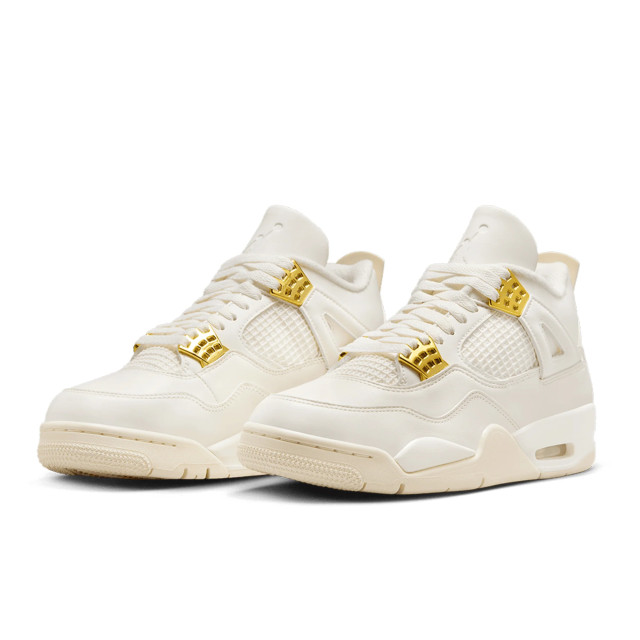 Nike Air jordan 4 sail metallic gold (w) AQ9129-170 large