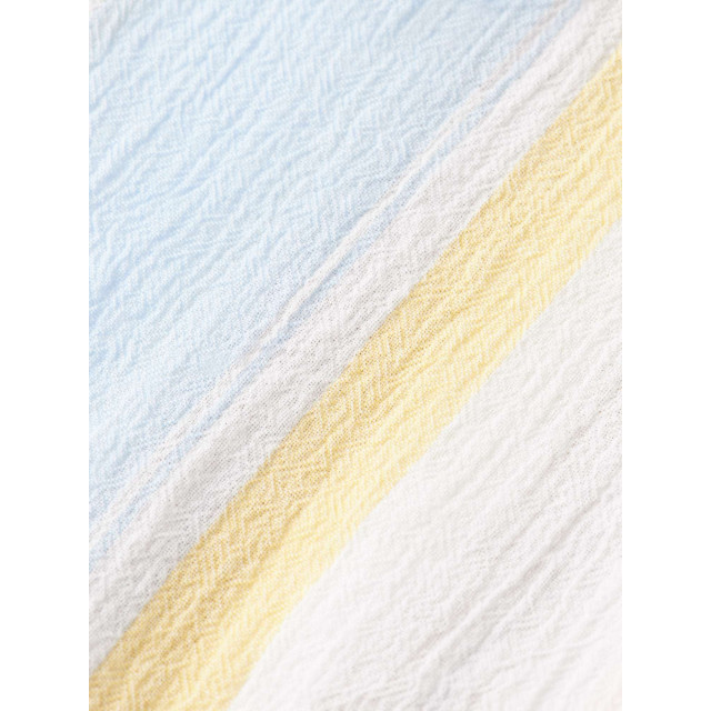 Scotch & Soda Crinkled voile stripe shirt multi stripe 175708-6053 large