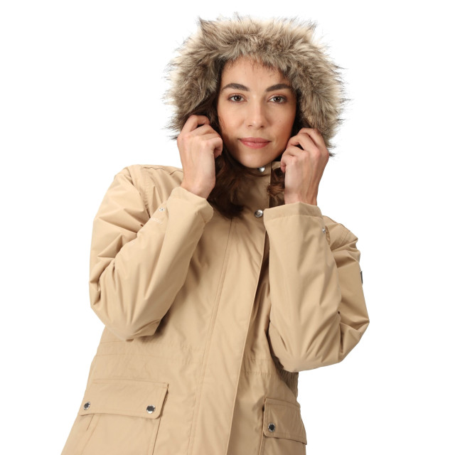 Regatta Dames sabinka parka met bontrand UTRG8148_barleycorn large Regatta Dames sabinka parka met bontrand UTRG8148_barleycorn large