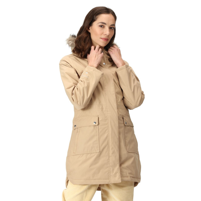 Regatta Dames sabinka parka met bontrand UTRG8148_barleycorn large Regatta Dames sabinka parka met bontrand UTRG8148_barleycorn large
