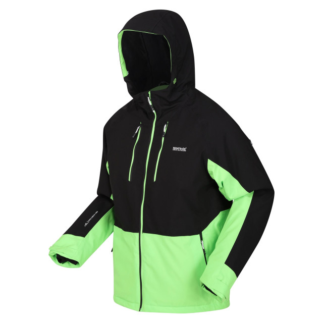 Regatta Heren highton iii stretch gewatteerde jas UTRG8127_blackjasminegreen large