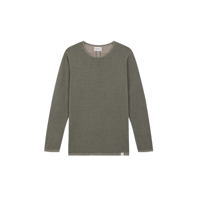 Nowadays Nowdays sweater plated knit nai0208d2 764 vineyard green NAI0208D2 764 large