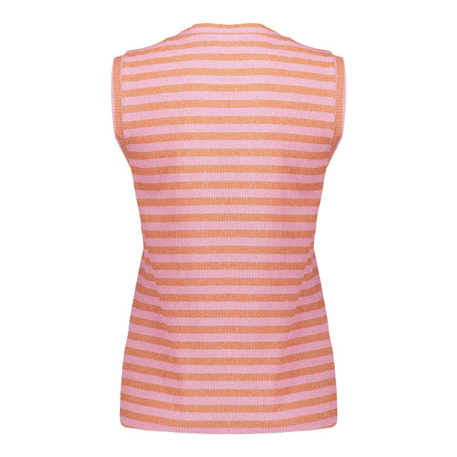 Geisha 42102-41 250 t-shirt lurex stripes orange/soft pink 42102-41 250 large