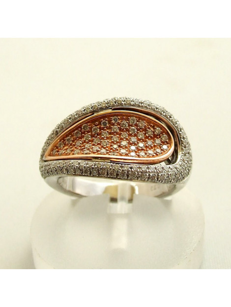 Christian Bicolor gouden ring met diamant 3C93N9-8923JC large
