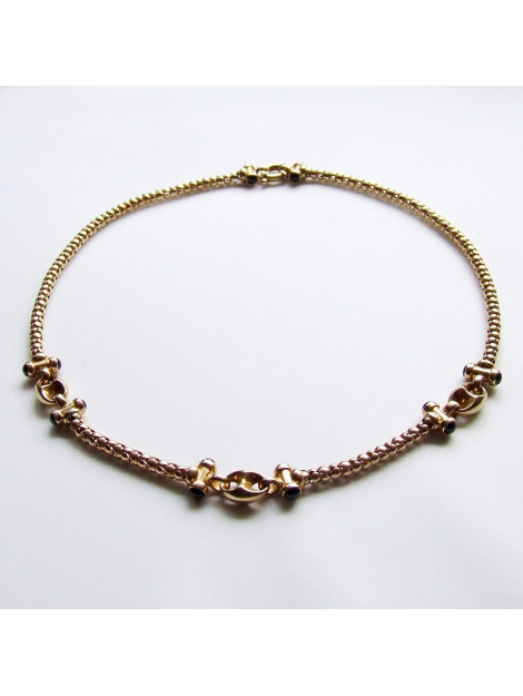 Christian Gouden collier met saffier 67D8937-0672JC large