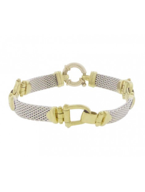 Christian Bicolor gouden flexibele armband 902C377-0604JC large