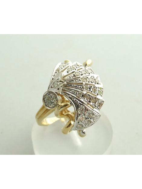 Christian 18 karaat gouden ring met diamanten 87A16-8187JC large