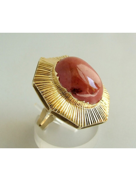 Christian Gouden ring met rhodoniet 98G236-7608OCC large